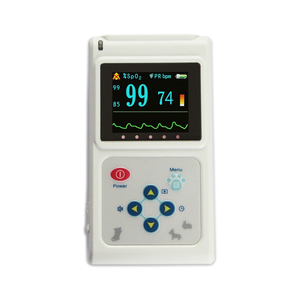 CONTEC Veterinary Handheld Pulse tester pulse oxygen saturation SPO2 CMS60D-Vet