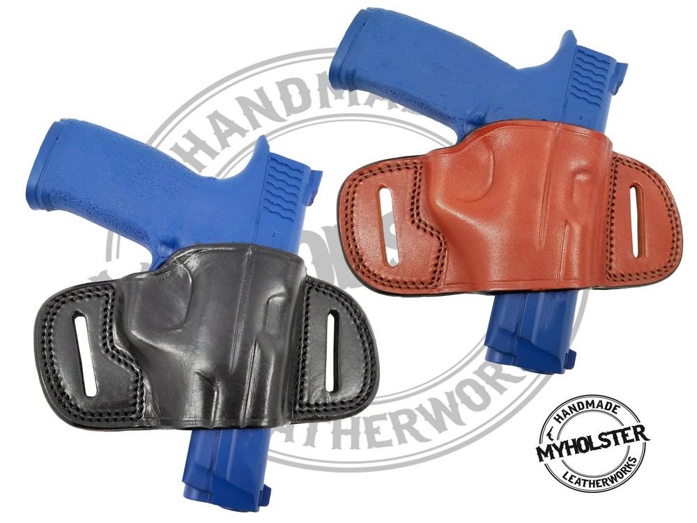 OWB Quick Draw Holster – Leather , Secure Compatible W/ Sig Sauer P365