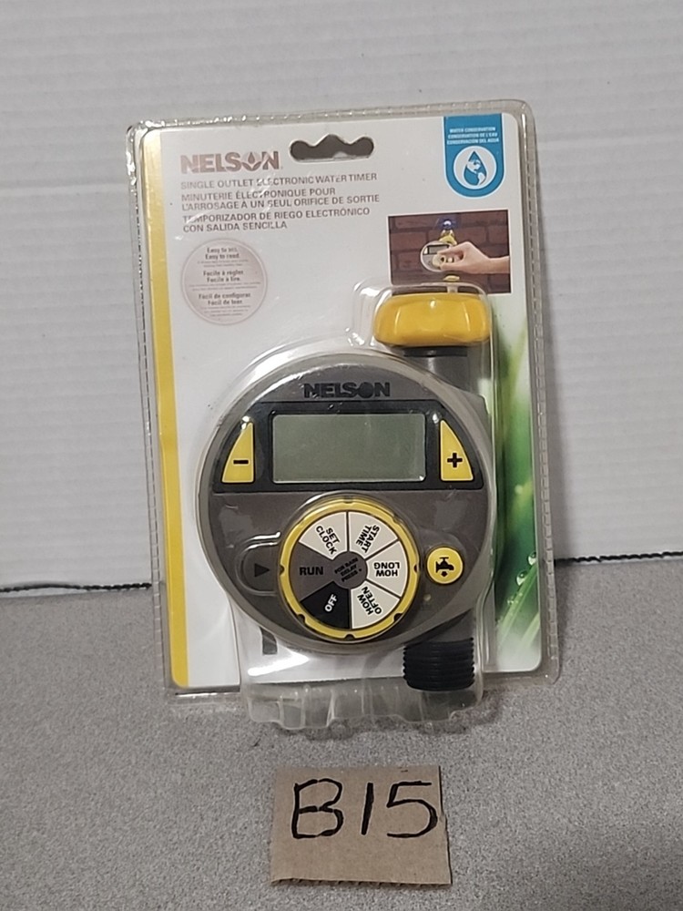 Nelson Single Outlet Electronic Water Timer 116306