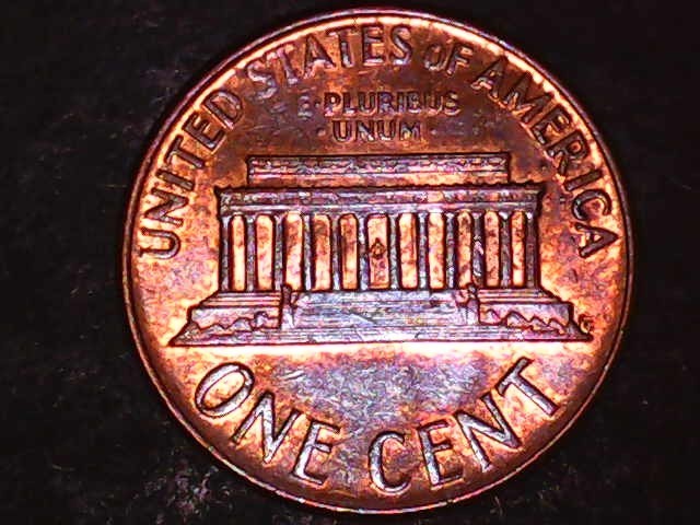 1966 P lincoln cent doubling on reverse