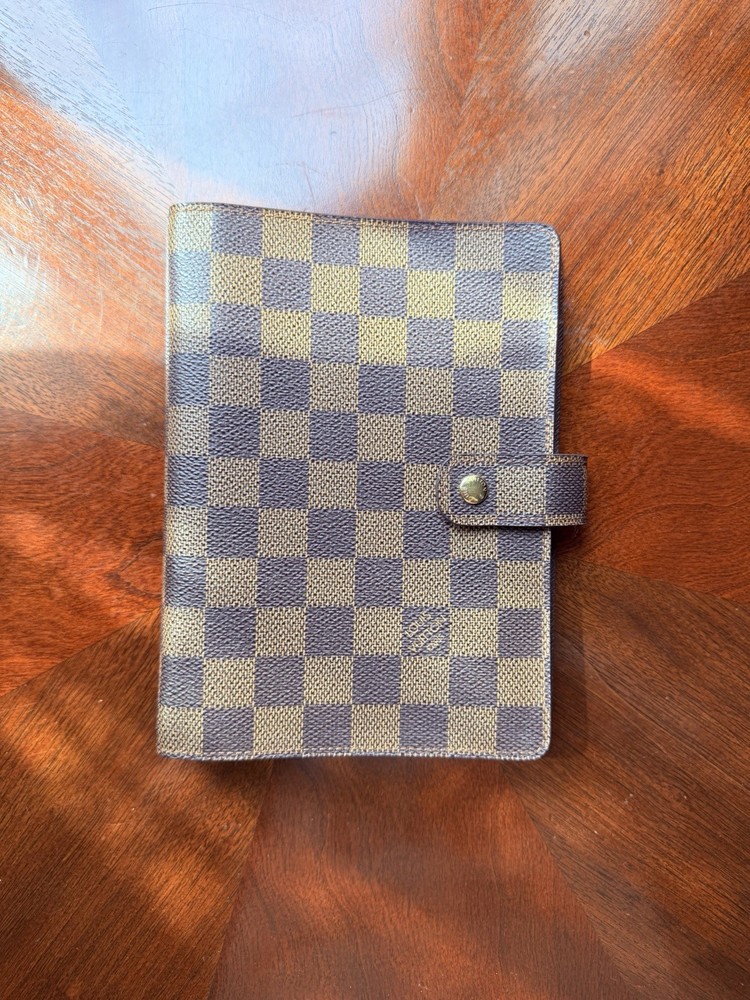 Louis Vuitton Damier Ebene Agenda Planner MM