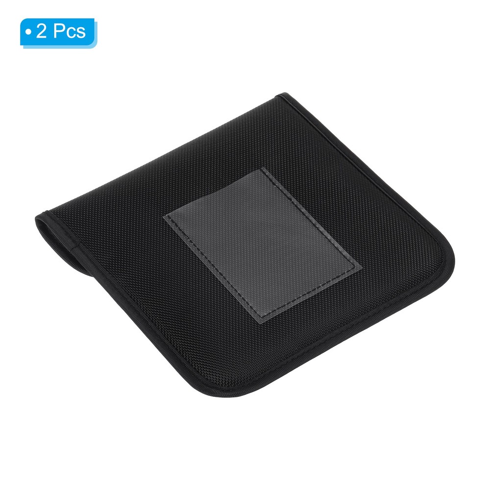 2Pcs 170x180mm Camera Filter Case 1 Pocket Filter Case Pouch Black