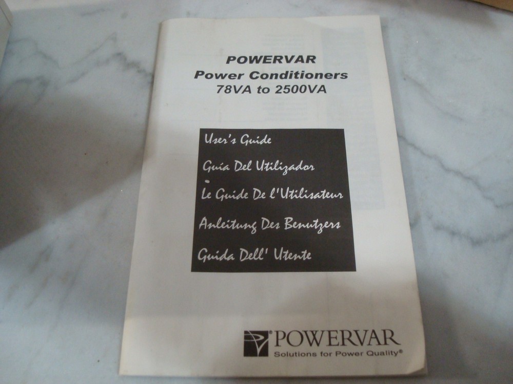 Powervar ABCG402-11 Ground Gaurd Conditioner NOS