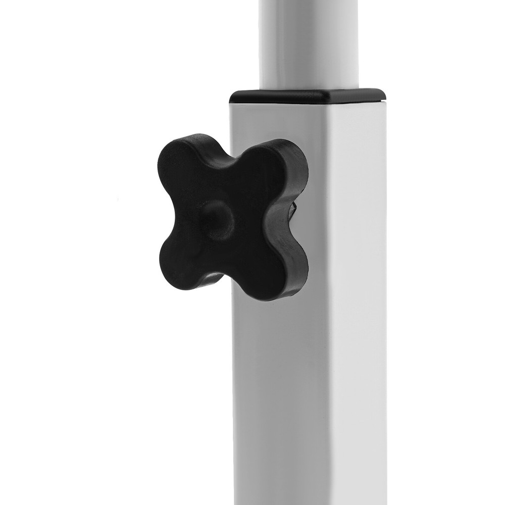 Adjustable Height Standing Desk, Portable Laptop Desk, Rolling Computer Stand