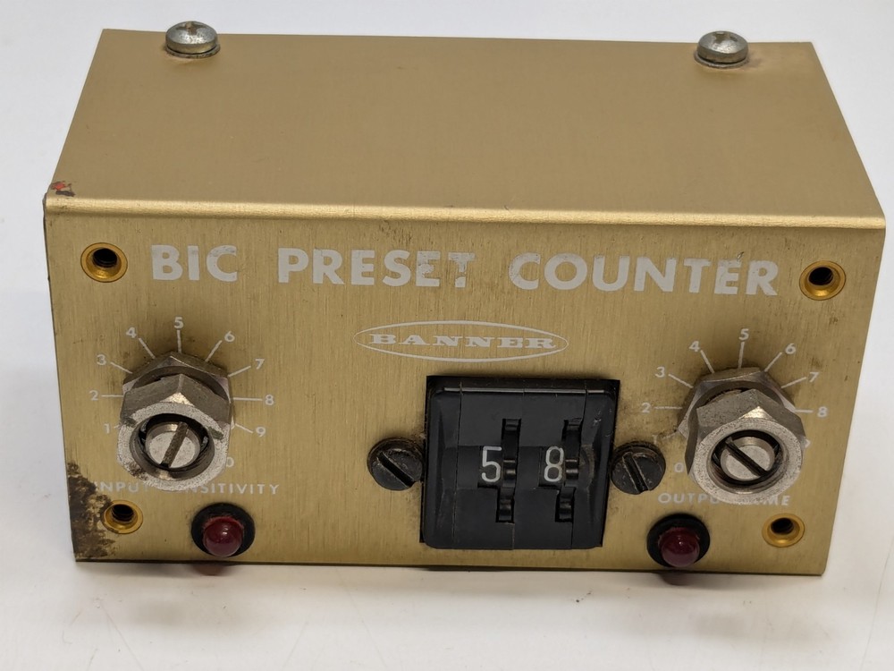 Banner Engineering Preset Counter / Logic Module - Plug In - Model BIC-99