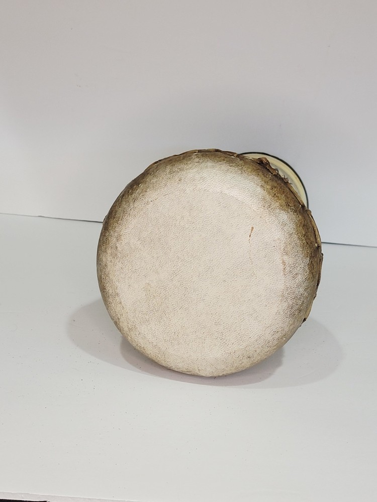 Vintage Ceramic Doumbek Handpainted 11½" Drum Great Condition