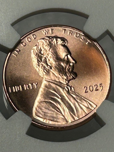 2025 P Lincoln Shield Cent 1C NGC MS69 RD Lincoln Label LAST PENNY!