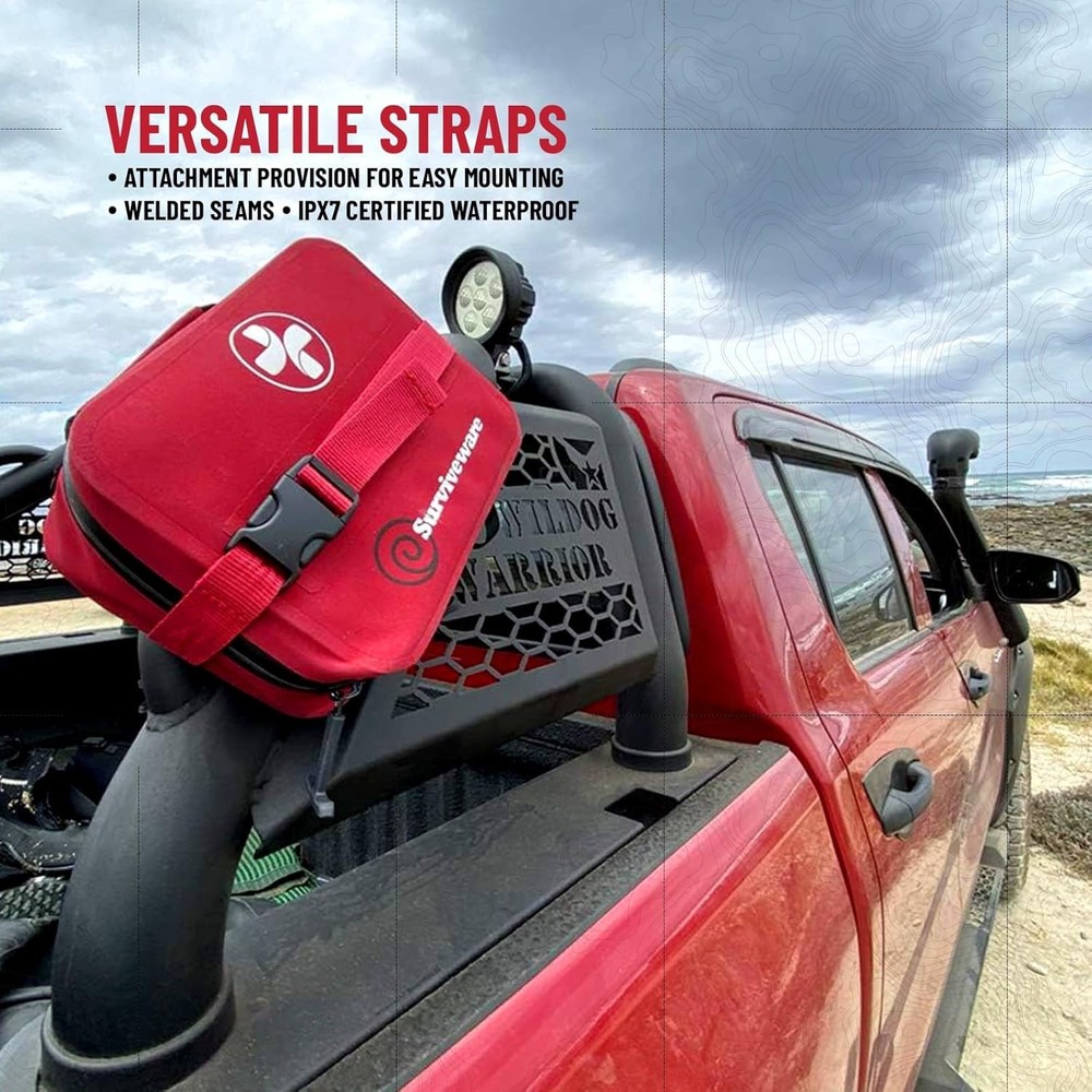 surviveware 184 piece waterproof first aid kit