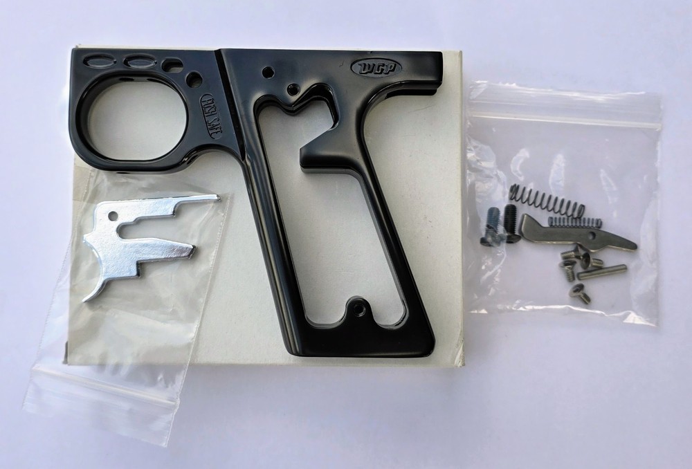 WGP Paintball Gloss Black Slider Trigger Frame for Autococker or Pumps NOS