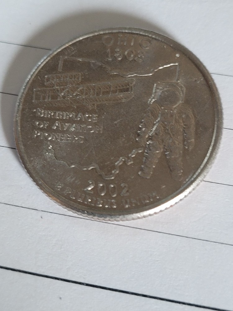 2002-P OHIO STATE US QUARTER ( AU)