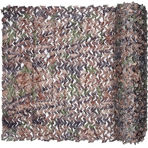 Camo Netting, Camouflage Net, Bulk Roll, 4.9ft*6.5ft(1.5m*2m) Bionic Tree Camo