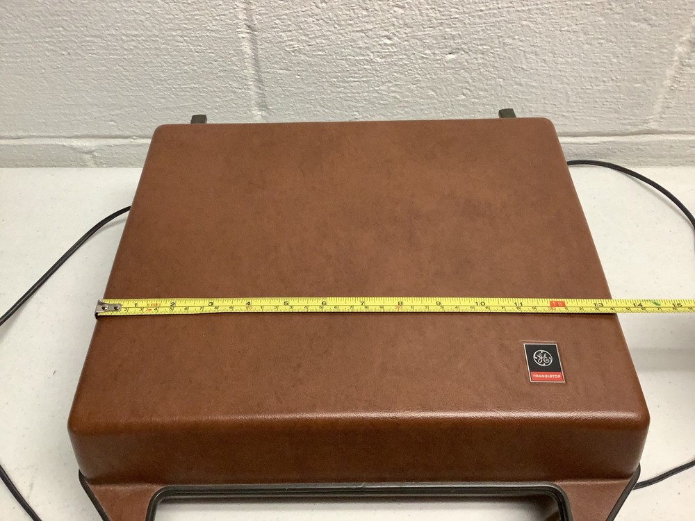 General Electric Transistor Solid State Record Player Vintage 4 Speed **READ**