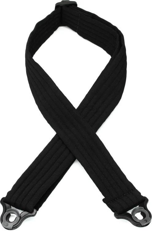 D'Addario Auto Lock Guitar Strap - Padded Black