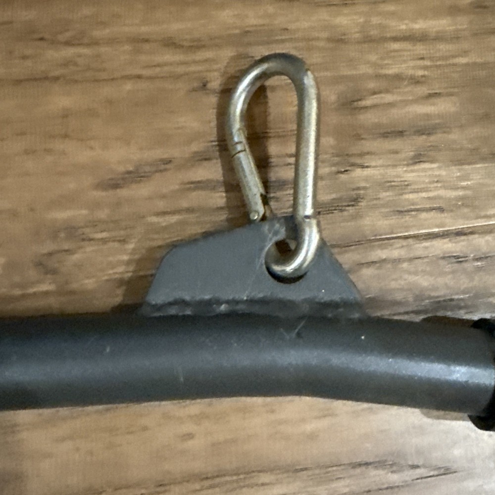 Bowflex Lat Pull Down Bar OEM D-Ring Ultimate 2 Xtreme w/ Clips FREE SHIPPING