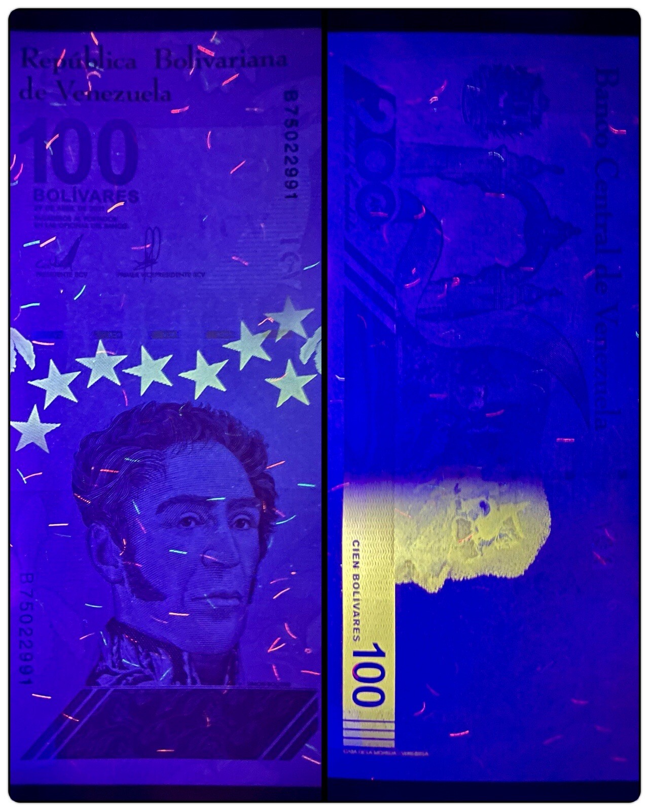 Venezuela 100 Digitales 2021 qty 30 UNC 100 million bolivars New COA