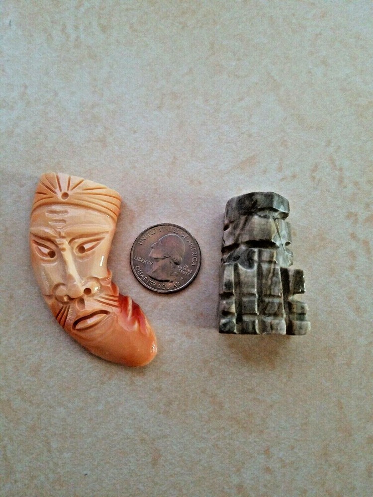 Guatemalan Stone Carvings Totem