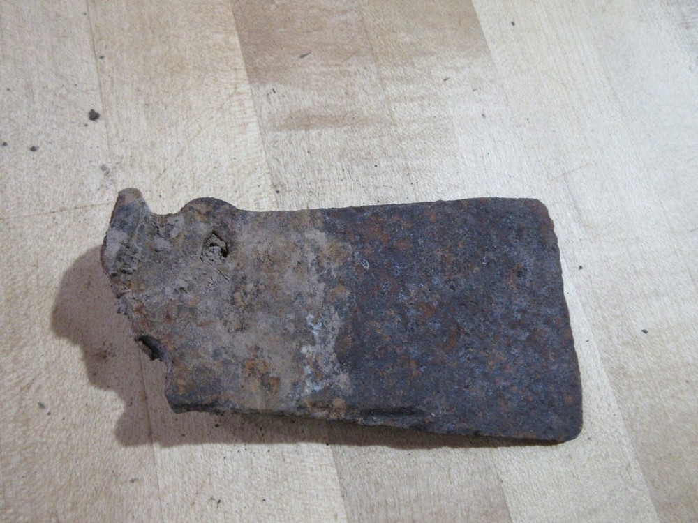 Blacksmith made tree felling wedge. (2). sh
