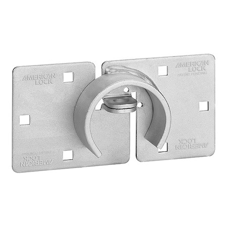 American Lock A801 Hasp, Open, Rectangular Steel Body