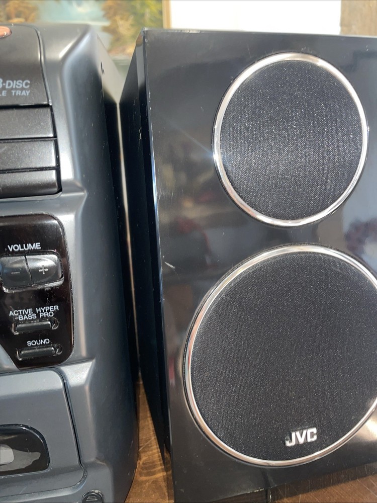 JVC UX-C30 Micro Component Stereo System Cd Player Cassette Tape Player Tested