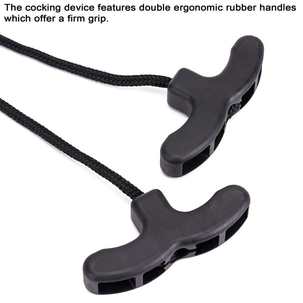 Archery Crossbow Rope Cocking Device String Aid Cocker Device Cross Bows Hunting