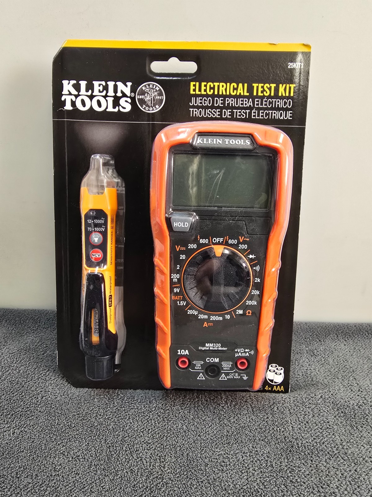 Klein Tools Digital Multimeter and Non-Contact Voltage Tester Set MM320