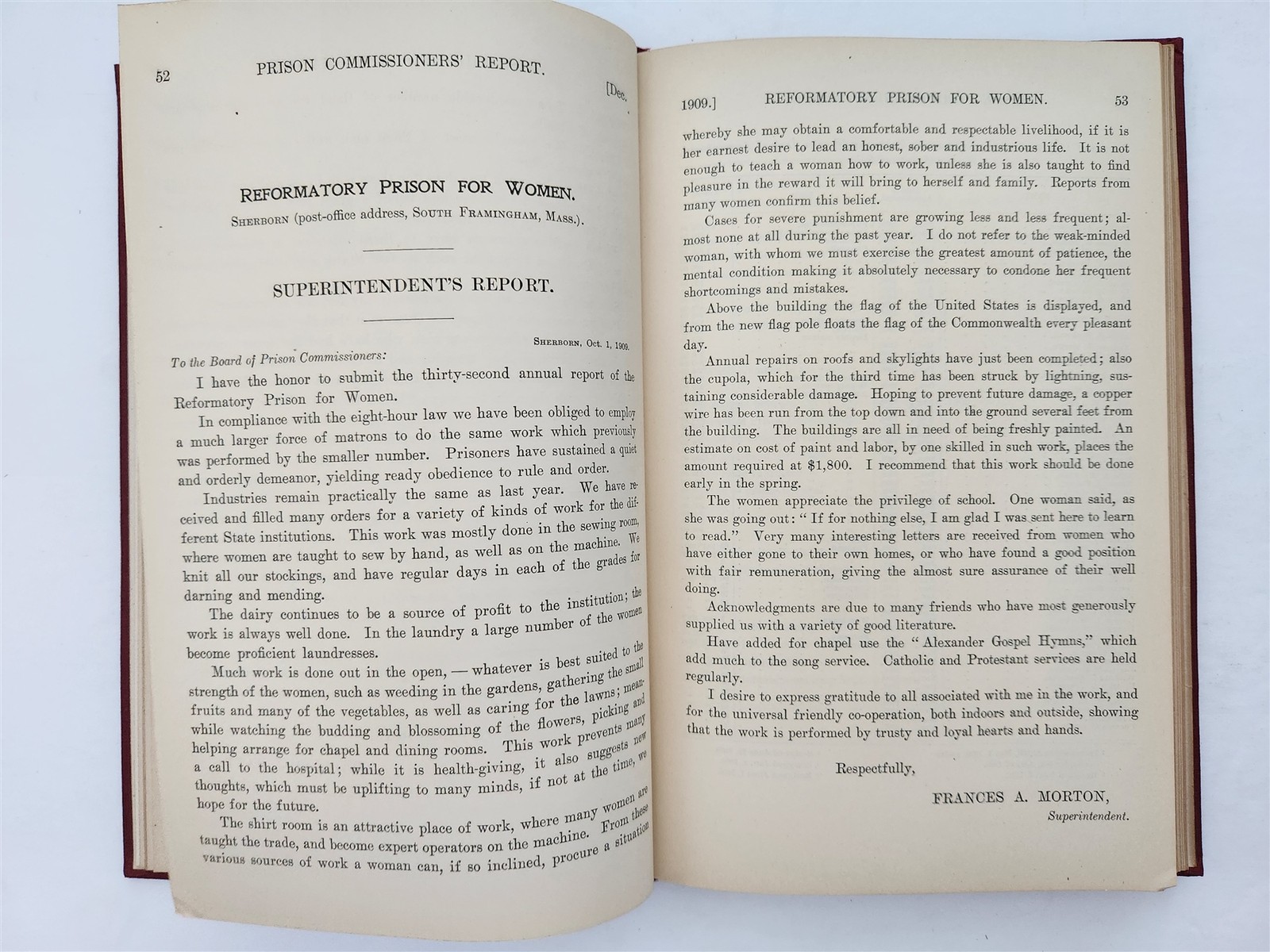 1910 antique MASSACHUSETTS PRISONS murder convicts hospital photos criminology