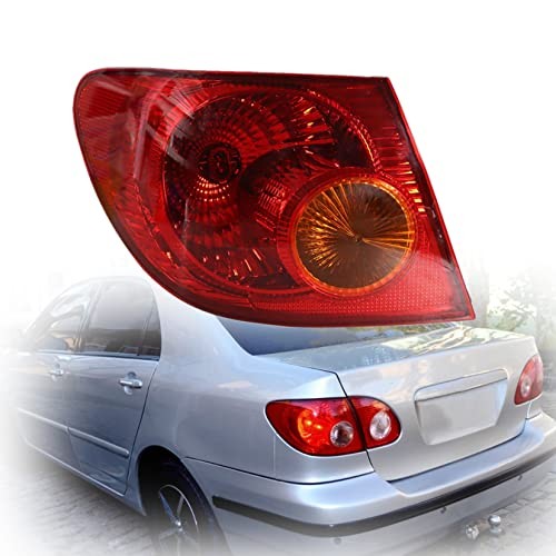 1-Pack LH Tail Light Assembly Replacement for 2003-2008 Corolla Driver Side