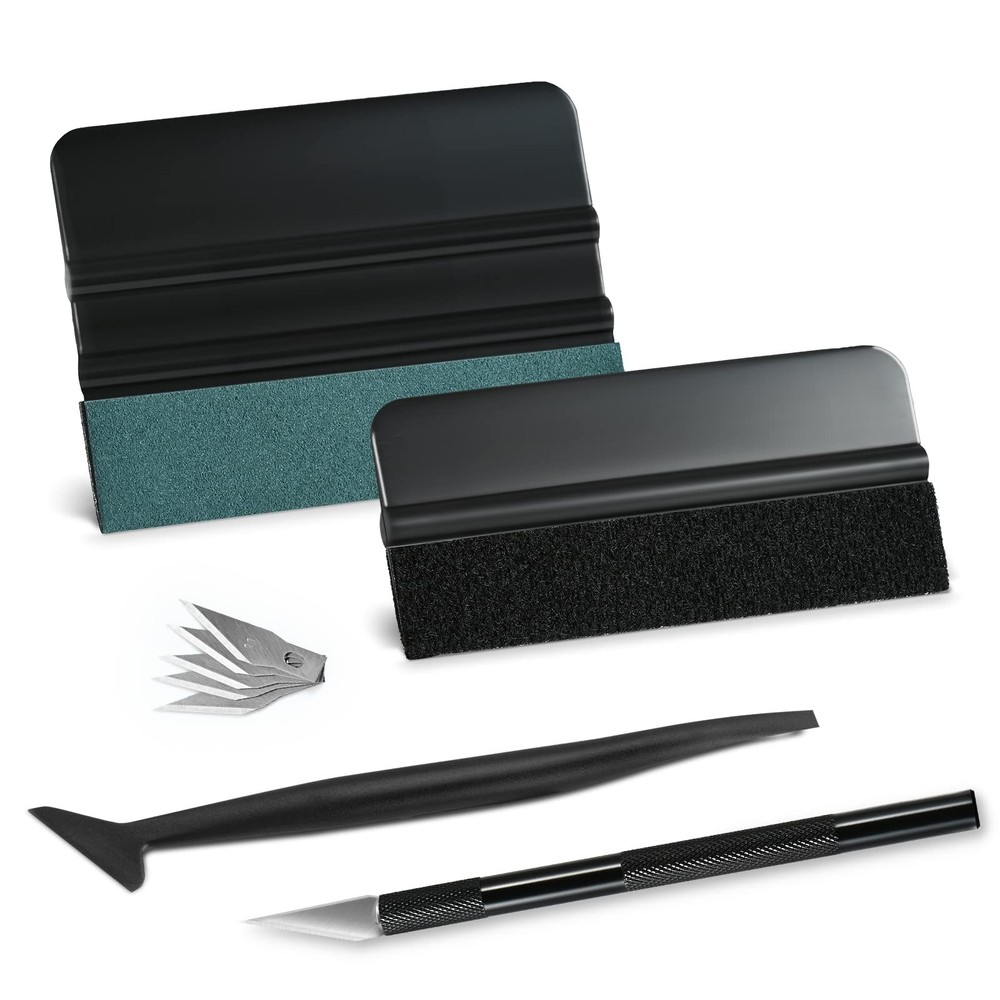 Car Window Tint Installation Kit  Vinyl Wrap Tools With Felt Squeegee, Micro ...