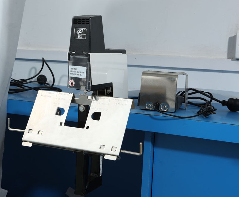 220V Electric Auto Stapler Binder Book Binding Machine Flat+Saddle Stitching #