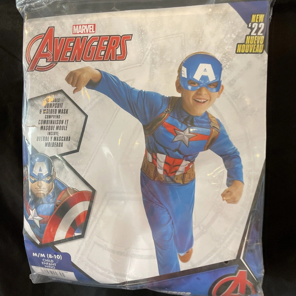 CHILD Marvel CAPTAIN AMERICA VALUE MD 8-10