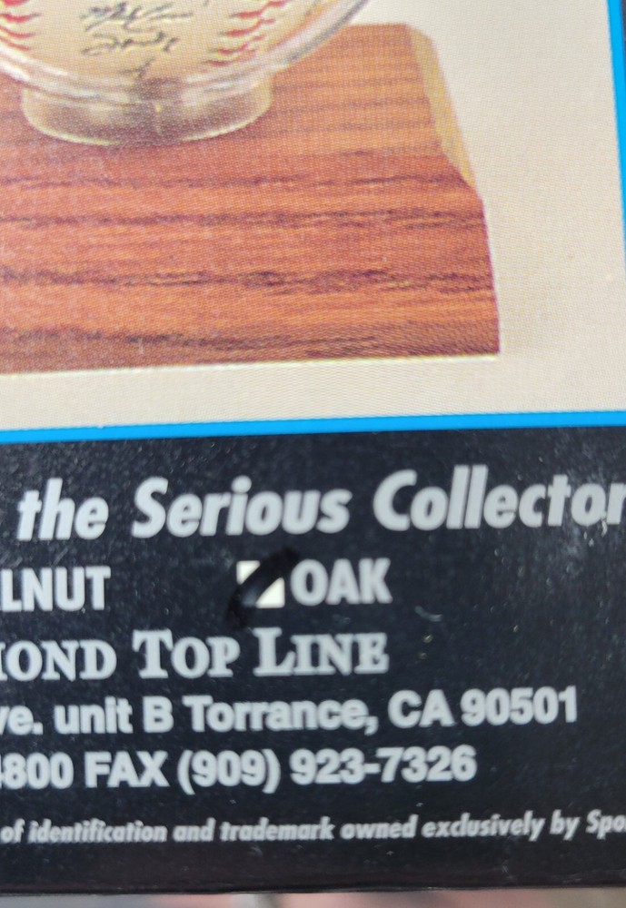 Baseball Holder Wood Base Trophy Game Ball Display Case Award Box E