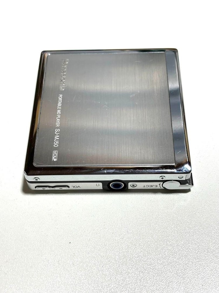 Panasonic SJ-MJ50 Portable MD Player Silver Good