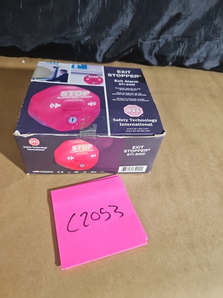 EXIT STOPPER EXIT ALARM STI-6400 BRAND NEW