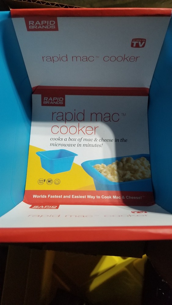 Rapid Mac Cooker  Microwave Macaroni & Cheese 1 pack FREE SHIP!!!!!