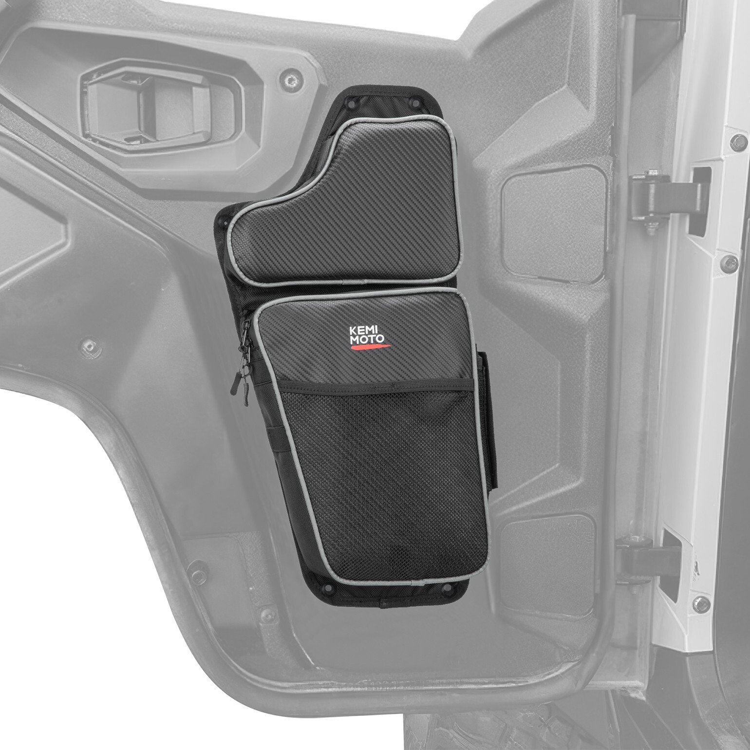 UTV Front Lower Door Bags W/Knee Pad For Polaris General 1000 / 4 1000 2016-2024