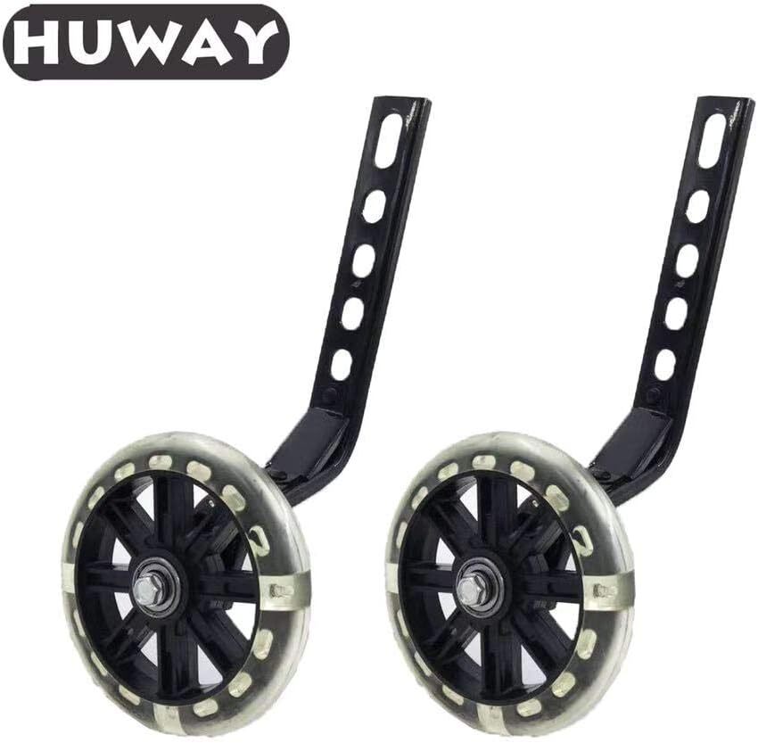 HUWAY training wheels flash mute wheel bicycle stabilizer mounted Kit compatible