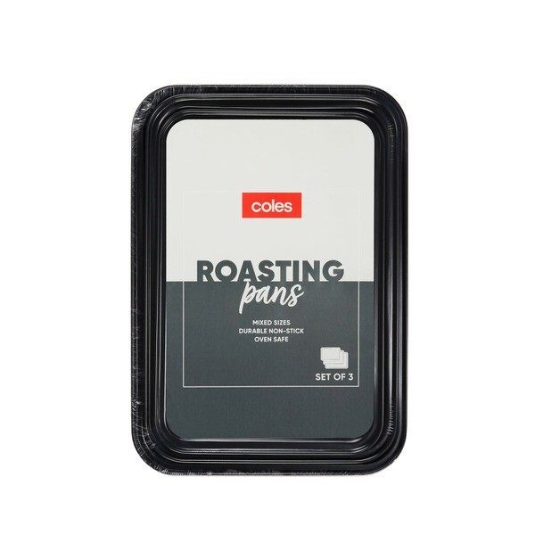 Coles Roasting Pans 3 Piece Set