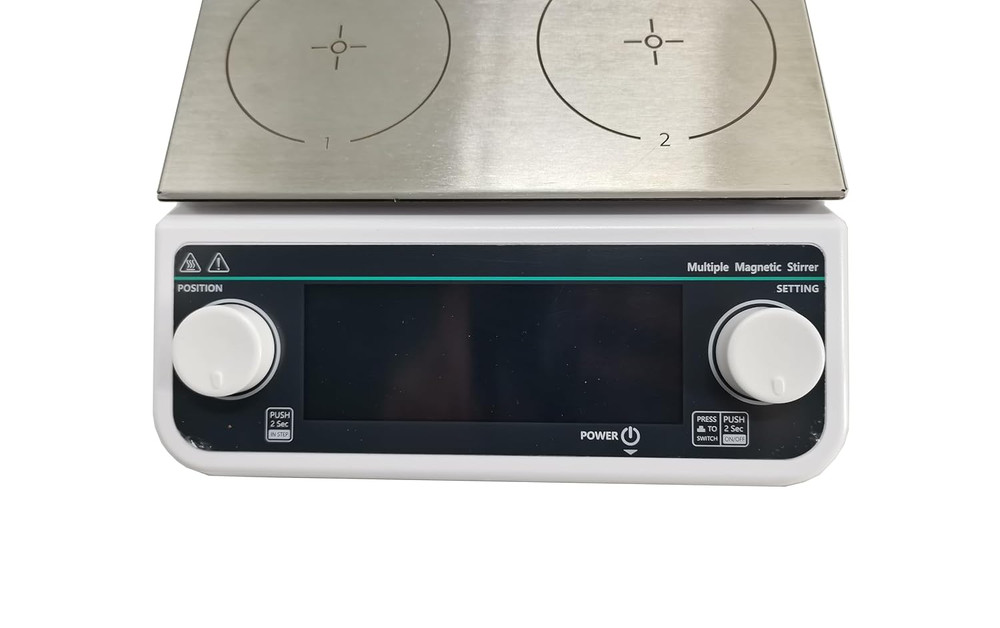 Multi-position Hotplate Magnetic Stirrer with 4 Position Max Temperature 120 ℃