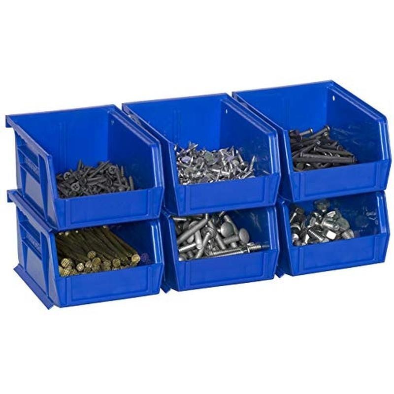 24-Pack Stackable Storage Bins Garage Organization Craft Storage Multi-Purpose