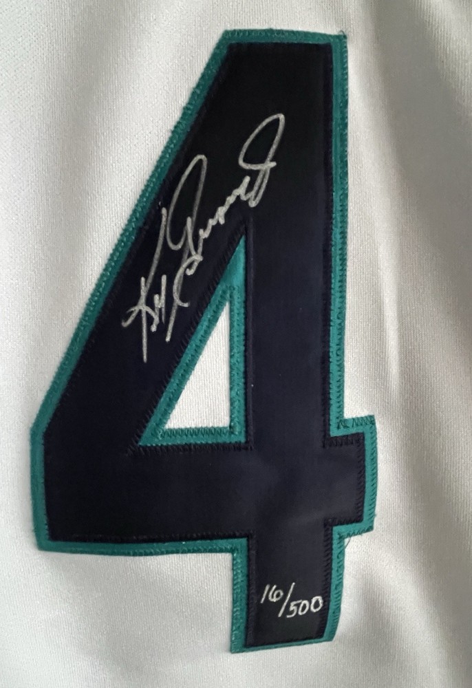 Ken Griffey Jr Signed Mariners Alternate Jersey Upper Deck Authentic Auto 16/500