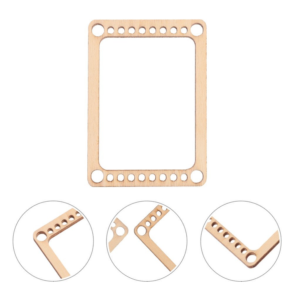 4 Pcs Weaving Accessory Square Card Handcraft Tools Knitting Board
