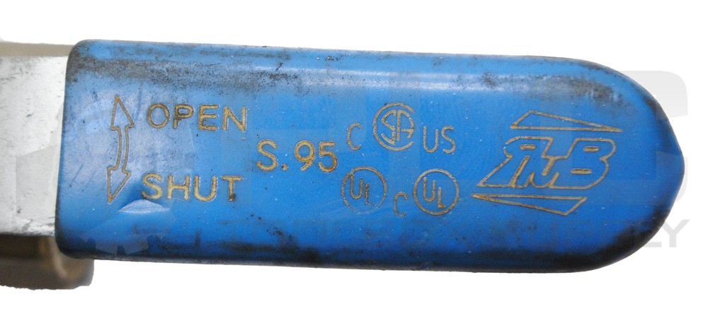 NEW RUB PN40 MS58 BALL VALVE 1" S95