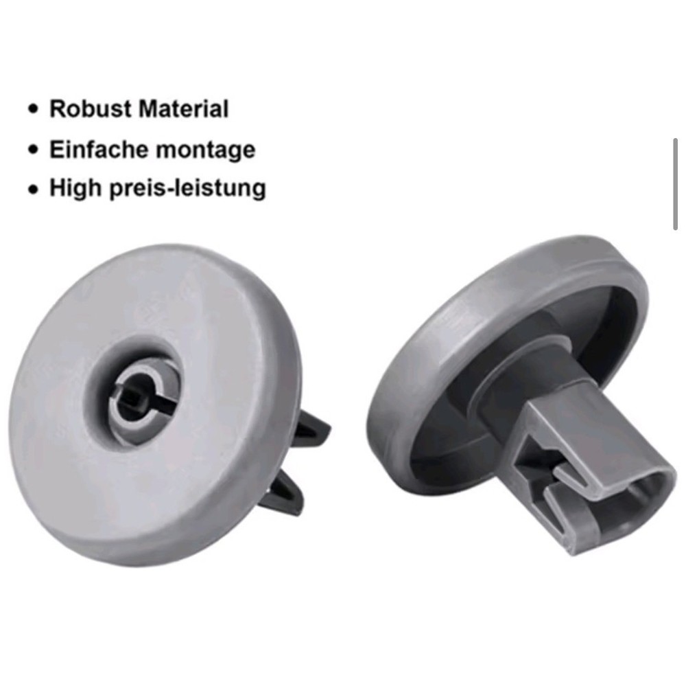 8X Lower Bottom Dishwasher Basket Wheels For Dishlex