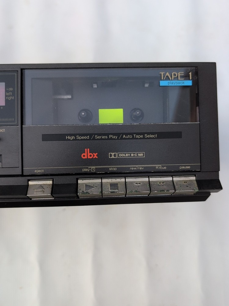 Technics RS-933W Stereo Double Cassette Deck. Dolby DBX With Amorphous Head.