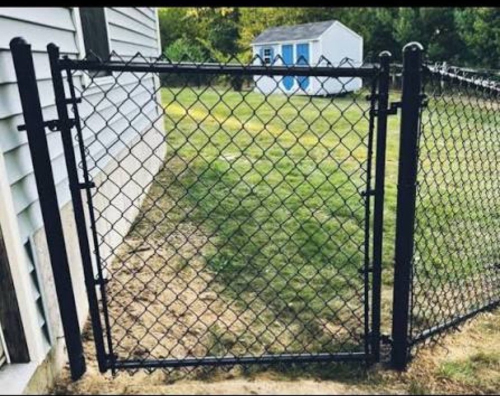 chain link fence gate