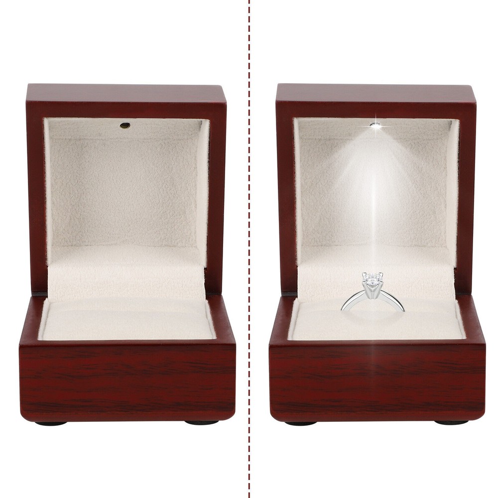 Red New Ring Box Cage Protective Case Durable Replacement For Storing Rings