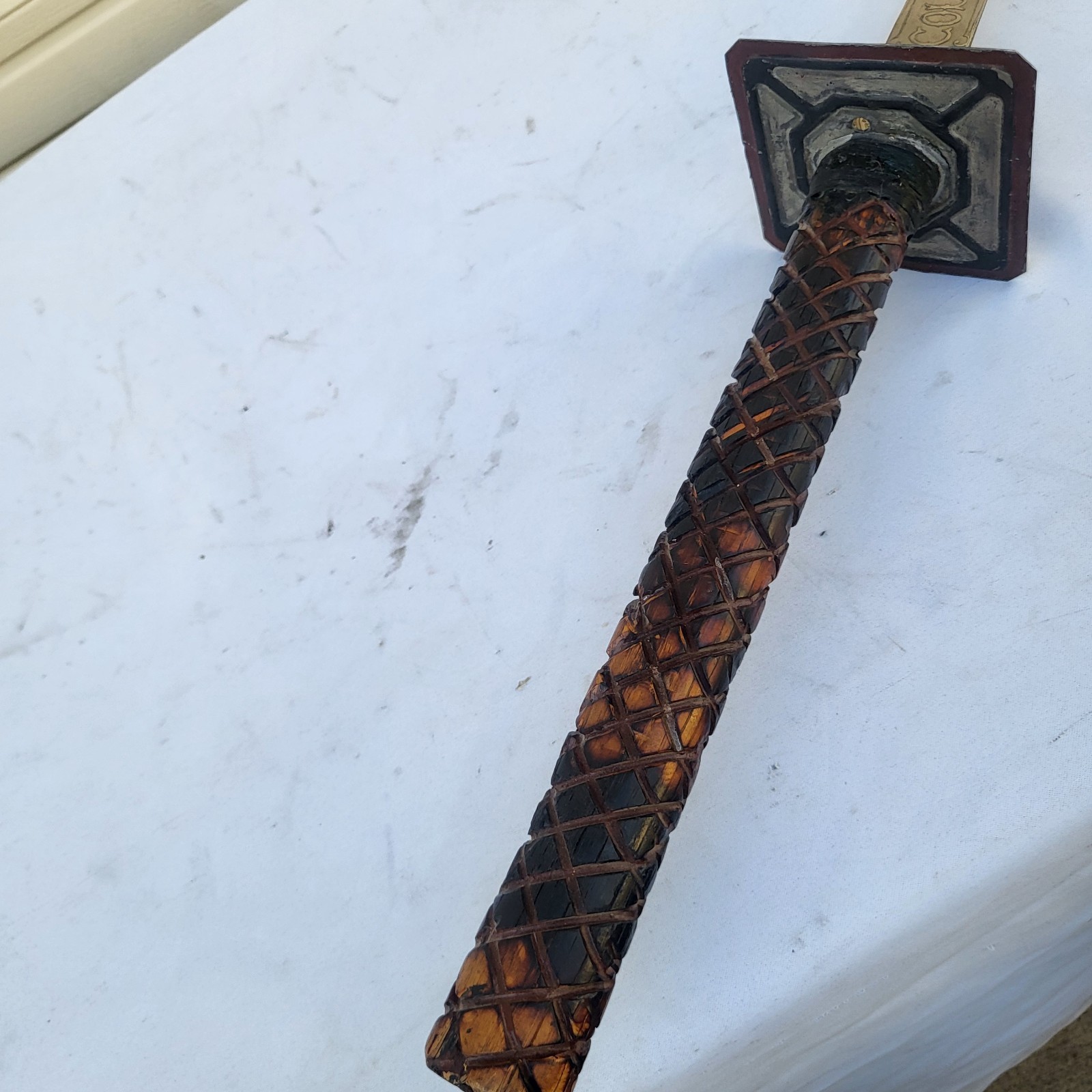 Very Unique Antique Toledo Spain Steel Sharp Sword