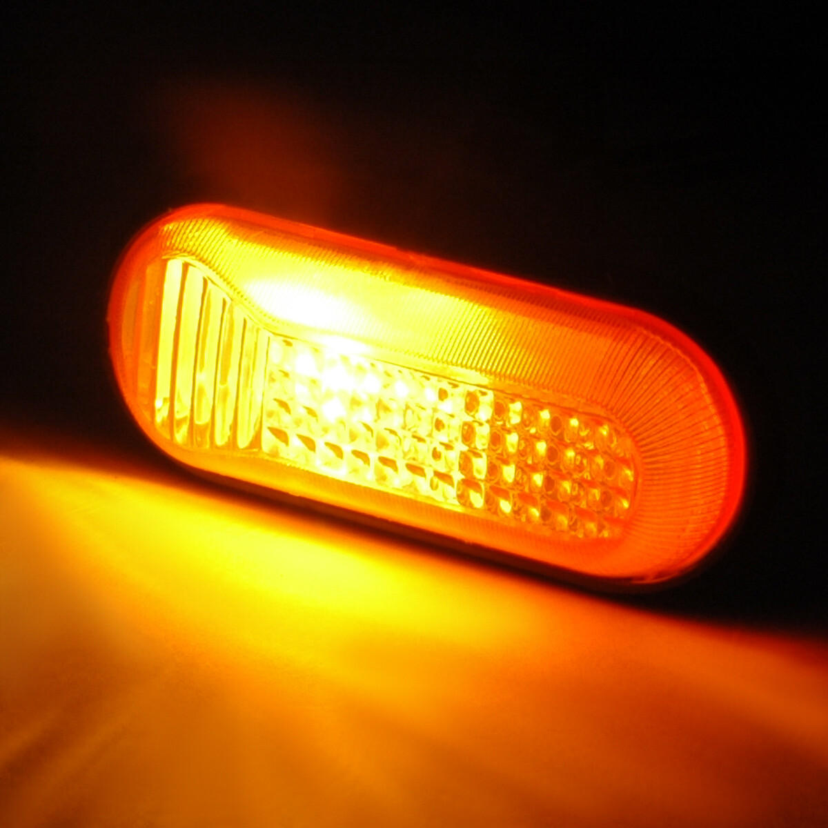 Fits 1992-1995 Honda Civic EG Amber Dome Type Side Marker Fender Signal Lights