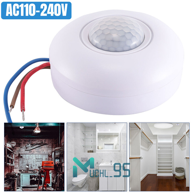 Mini AC85-260V Infrared PIR Motion Induction Sensor Switch For LED Ceiling Light