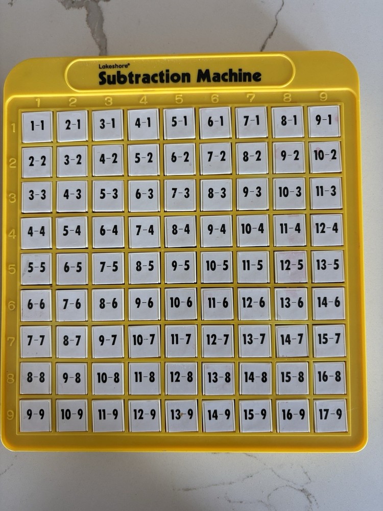 Lakeshore Multiplication & Addition Machines Home School Practice Math